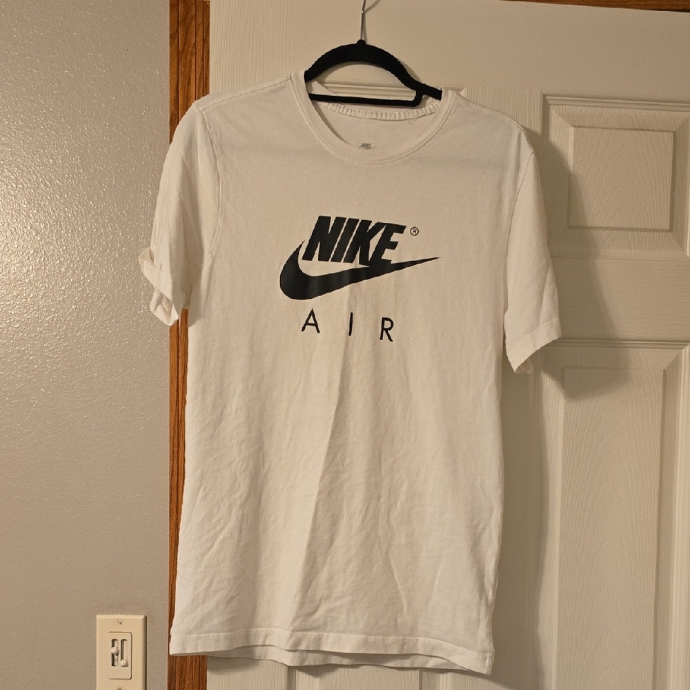 Nike Air White Tee with Black Logo